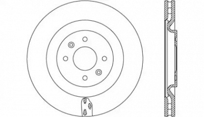 OPEN PARTS bda276920 -  Тормозной диск